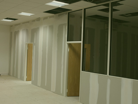 Glazed partitioning Swindon partitioning company